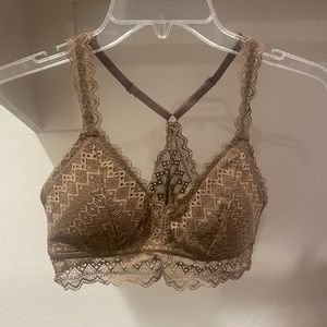 Auden Lightly Lined Tan Bralette Size Small